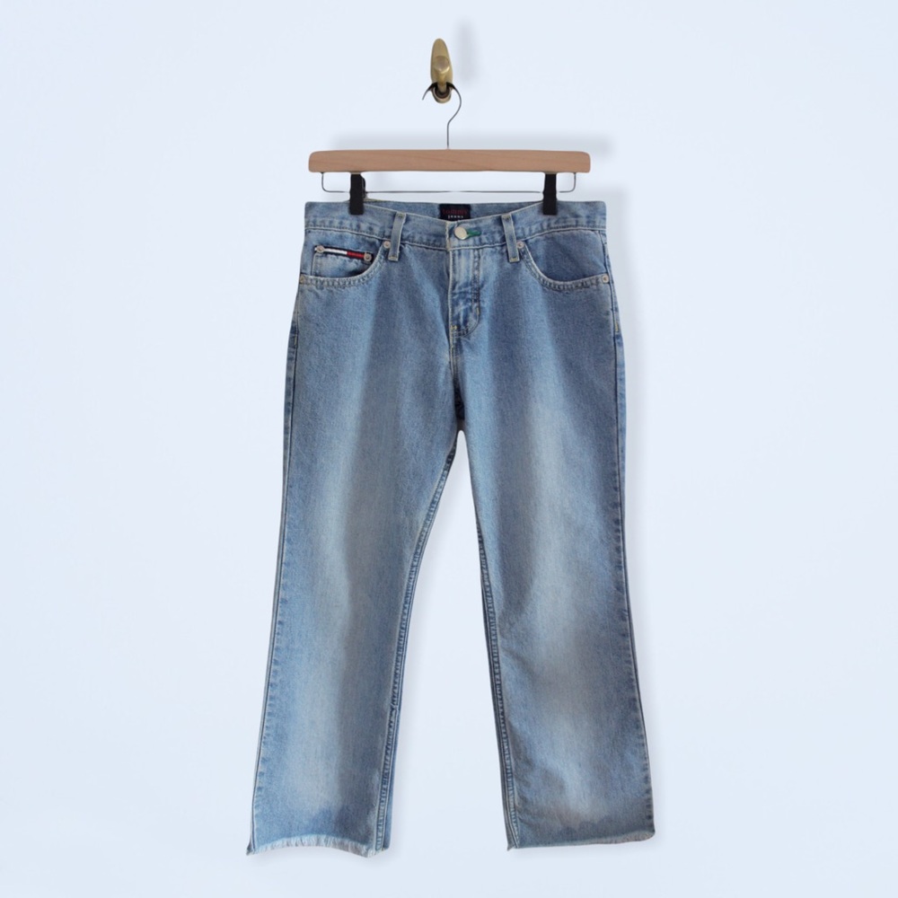 TOMMY HILFIGER Vintage 1999 Jeans w/ Raw Hem - Picture 2 of 13